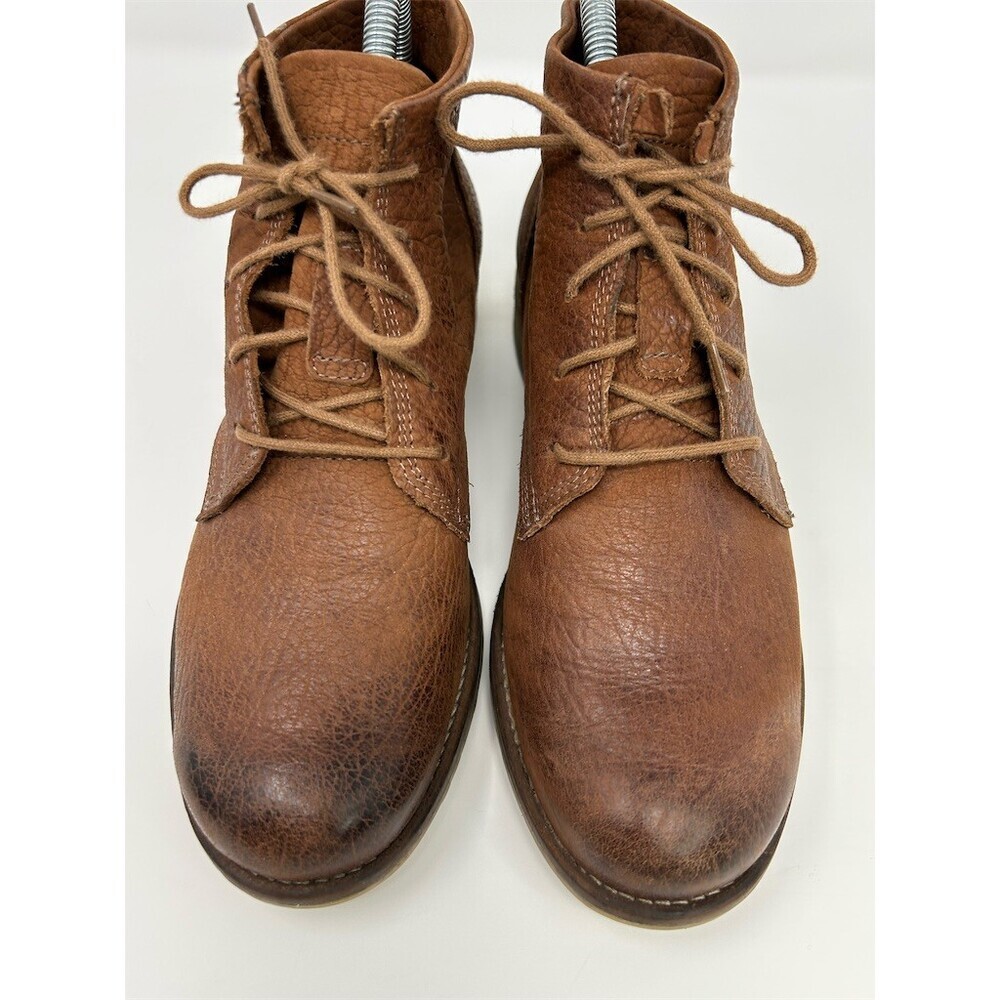 Josef Seibel Sienna 03 Womens Lace Up Ankle Boots Brown Distressed Size 38 - Picture 4 of 10
